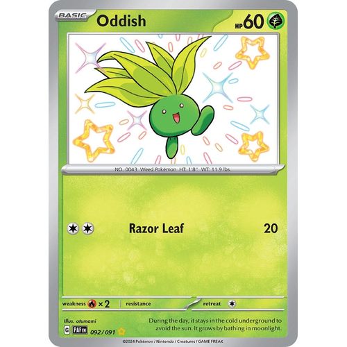 Oddish (092/091) [SV: Paldean Fates] - PokéBox Australia