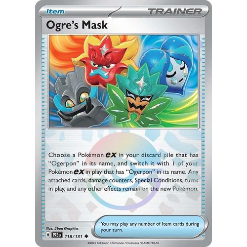 Ogre's Mask (Poke Ball Pattern) (118/131) [SV: Prismatic Evolutions] - PokéBox Australia