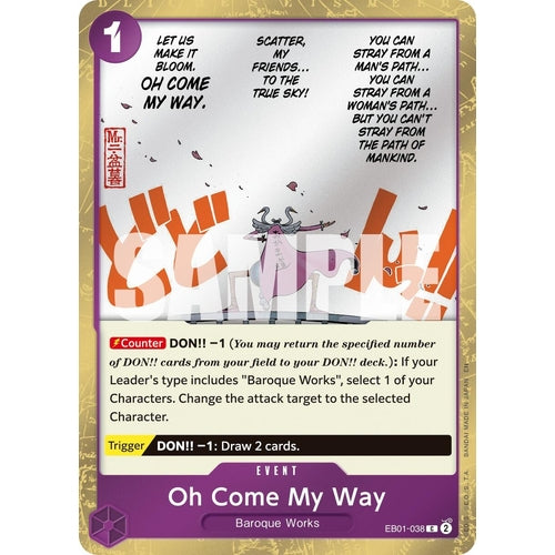 Oh Come My Way (Pirate Foil) (EB01 - 038) (Premium Booster - The Best - Vol. 2) - PokéBox Australia