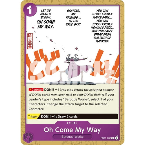 Oh Come My Way (Reprint) (EB01 - 038) (Premium Booster - The Best - Vol. 2) - PokéBox Australia