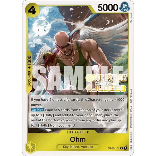 Ohm (Judge Pack Vol. 4) (OP05 - 101) [One Piece Promotion Cards] - PokéBox Australia