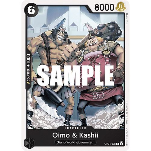 Oimo & Kashii (OP04 - 078) [Kingdoms of Intrigue] - PokéBox Australia