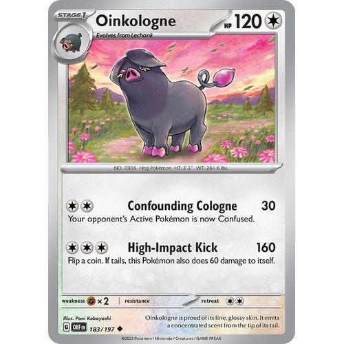 Oinkologne (183/197) [SV03: Obsidian Flames] - PokéBox Australia