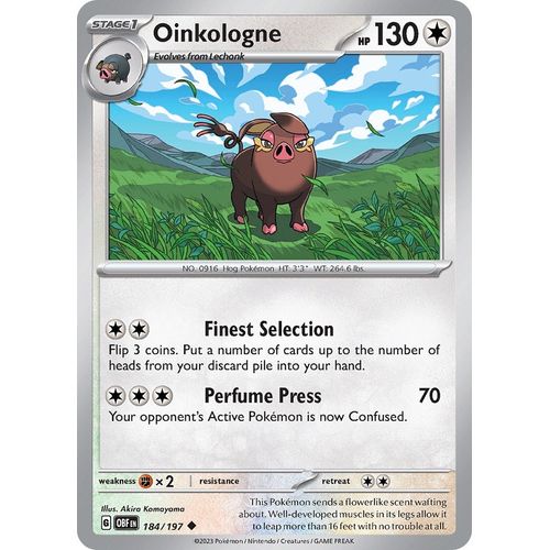Oinkologne (184/197) [SV03: Obsidian Flames] - PokéBox Australia