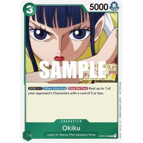 Okiku (Judge) (OP01 - 035) [One Piece Promotion Cards] - PokéBox Australia