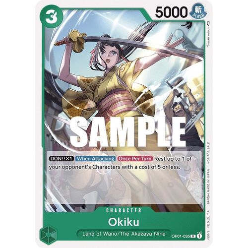 Okiku (Tournament Pack Vol. 4) (OP01 - 035) [One Piece Promotion Cards] - PokéBox Australia