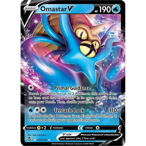 Omastar V (035/195) (SWSH12: Silver Tempest) - PokéBox Australia