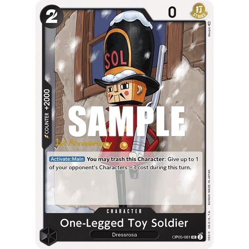 One - Legged Toy Soldier (OP05 - 081) [Awakening of the New Era: 1st Anniversary Tournament Cards] - PokéBox Australia