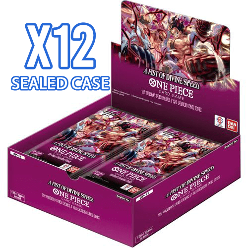 One Piece Card Game - A Fist of Divine Speed OP - 11 12x Booster Box (Sealed Case) - English - PokéBox Australia