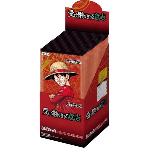 One Piece Card Game - Carrying On His Will OP - 13 Booster Box x12 (Sealed Case) [Japanese] - PokéBox Australia