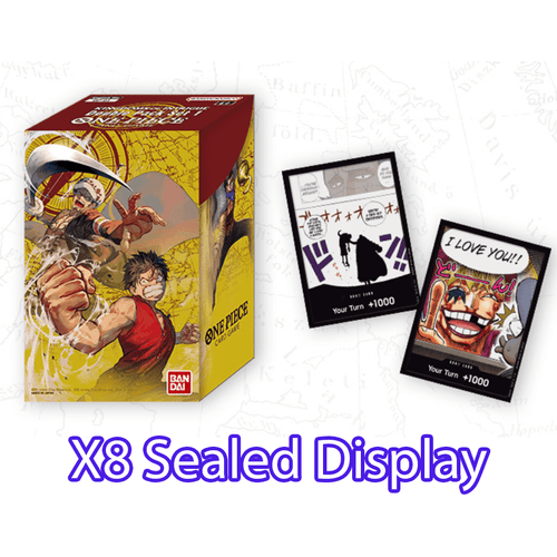 One Piece Card Game - Double Pack Set Vol.1 x8 (SEALED DISPLAY) [DP - 01] - PokéBox Australia