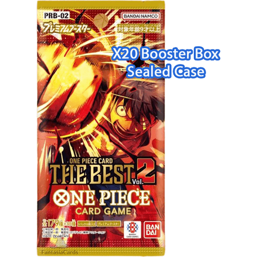 One Piece Card Game - Premium Booster: The Best Vol.2 PRB - 02 20x Booster Box [Japanese] - PokéBox Australia