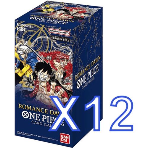 One Piece Card Game - Romance Dawn OP - 01 12x Booster Box (Sealed Case) [Japanese] - PokéBox Australia
