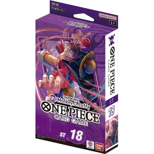One Piece Card Game: Starter Deck - (Purple) Monkey D. Luffy [ST - 18] - PokéBox Australia