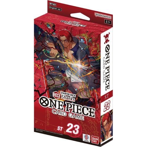 One Piece Card Game: Starter Deck – (Red) Shanks [ST - 23] - PokéBox Australia