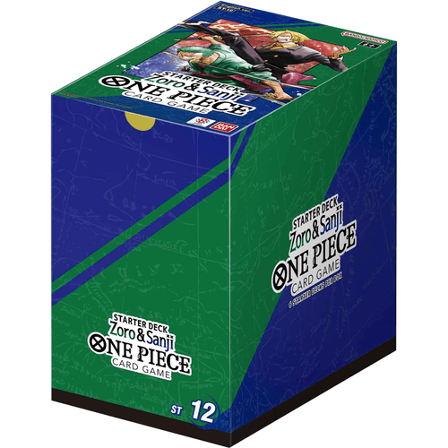 one piece card game zoro and sanji starter deck st-12 One Piece Card Game