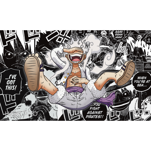 One Piece - Monkey D. Luffy: Gear 5 Freedom's Laugh - Playmat/Mouse Pad - PokéBox Australia