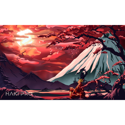 One Piece - Wano Twilight: Zoro's Resolve - Playmat/Mouse Pad - PokéBox Australia