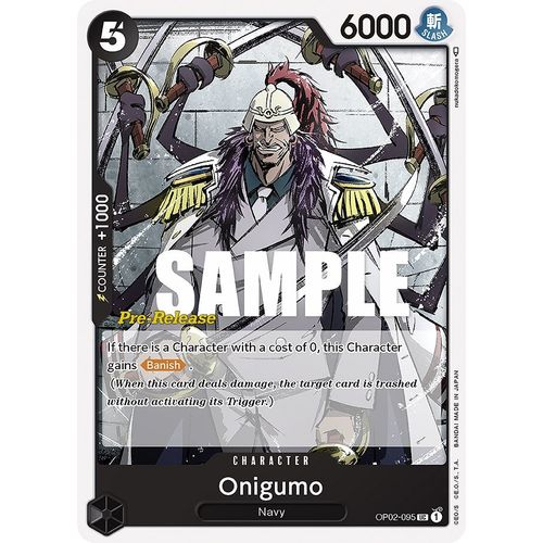 Onigumo (OP02 - 095) [Paramount War Pre - Release Cards] - PokéBox Australia