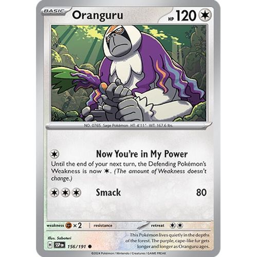 Oranguru (156/191) [SV08: Surging Sparks] - PokéBox Australia