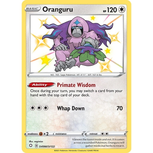 Oranguru (SV098/SV122) (Shining Fates: Shiny Vault) - PokéBox Australia