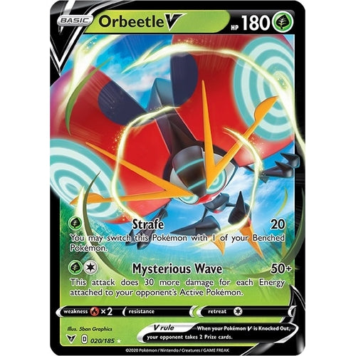 Orbeetle V (020/185) (SWSH04: Vivid Voltage) - PokéBox Australia