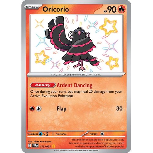 Oricorio (113/091) [SV: Paldean Fates] - PokéBox Australia