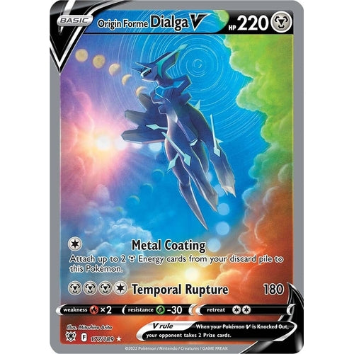 Origin Forme Dialga V (Alternate Full Art) (177/189) (SWSH10: Astral Radiance) - PokéBox Australia