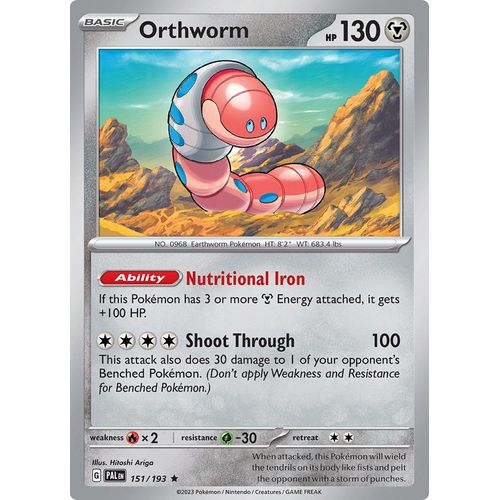 Orthworm (151/193) [SV02: Paldea Evolved] - PokéBox Australia