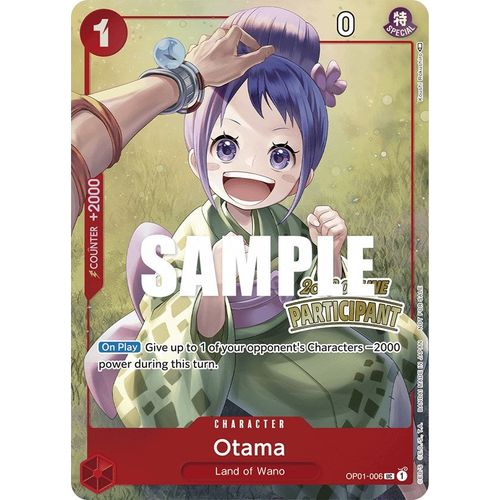 Otama (Online Regional 2023) [Participant] (OP01 - 006) [One Piece Promotion Cards] - PokéBox Australia