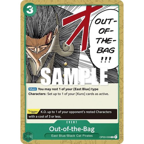 Out - of - the - Bag (OP03 - 036) [Pillars of Strength] - PokéBox Australia