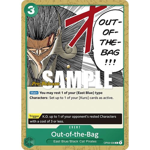 Out - of - the - Bag (OP03 - 036) [Pillars of Strength Pre - Release Cards] - PokéBox Australia