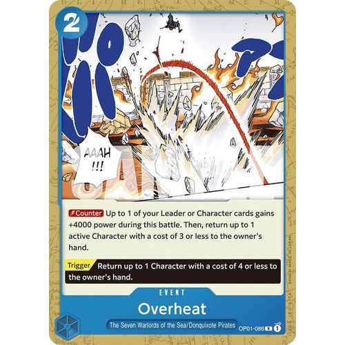 Overheat (1086) [Starter Deck 17: BLUE Donquixote Doflamingo] - PokéBox Australia