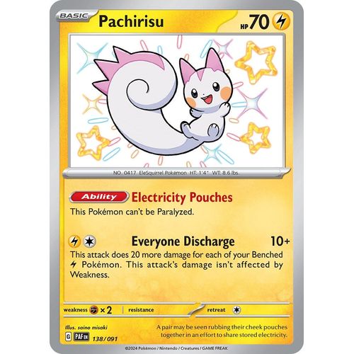 Pachirisu (138/091) [SV: Paldean Fates] - PokéBox Australia