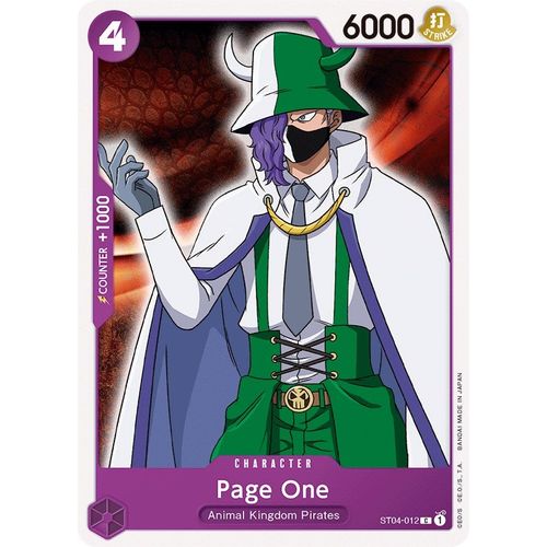 Page One (ST04 - 012) [Starter Deck 4: Animal Kingdom Pirates] - PokéBox Australia