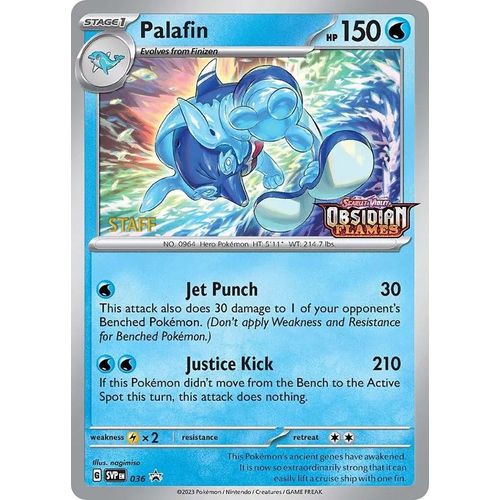 Palafin - 036 (Prerelease) [Staff] (036) (SV: Scarlet & Violet Promo Cards) - PokéBox Australia