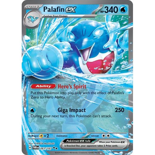 Palafin ex (061/167) [SV06: Twilight Masquerade] - PokéBox Australia