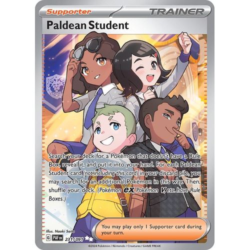 Paldean Student (231/091) [SV: Paldean Fates] - PokéBox Australia