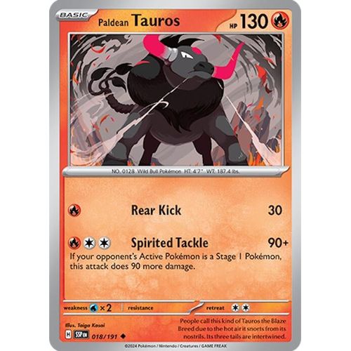 Paldean Tauros (018/191) [SV08: Surging Sparks] - PokéBox Australia