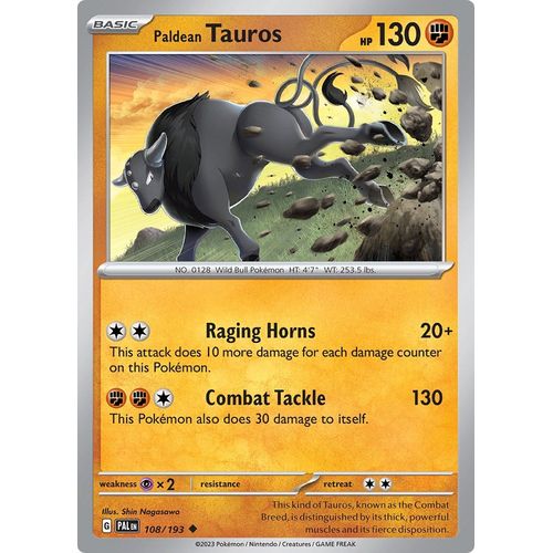 Paldean Tauros (108/193) [SV02: Paldea Evolved] - PokéBox Australia