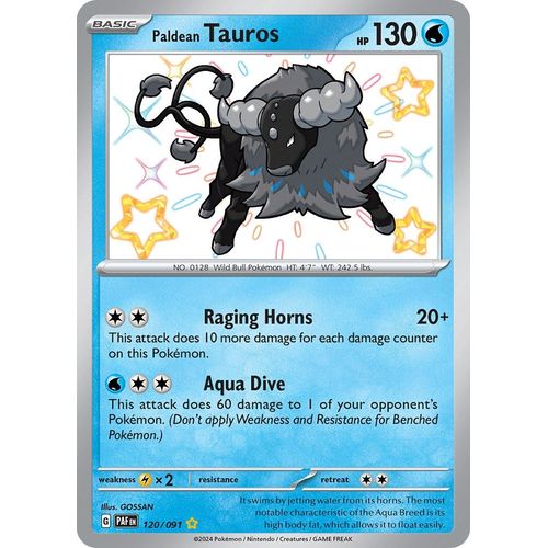Paldean Tauros (120/091) [SV: Paldean Fates] - PokéBox Australia