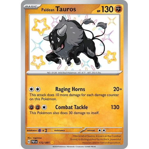 Paldean Tauros (172/091) [SV: Paldean Fates] - PokéBox Australia