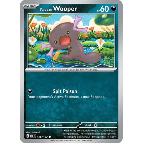 Paldean Wooper (126/197) [SV03: Obsidian Flames] - PokéBox Australia
