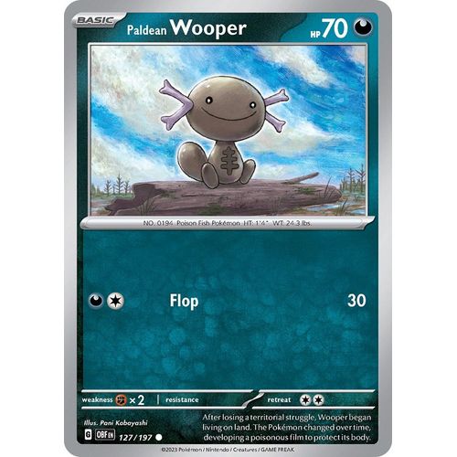 Paldean Wooper (127/197) [SV03: Obsidian Flames] - PokéBox Australia