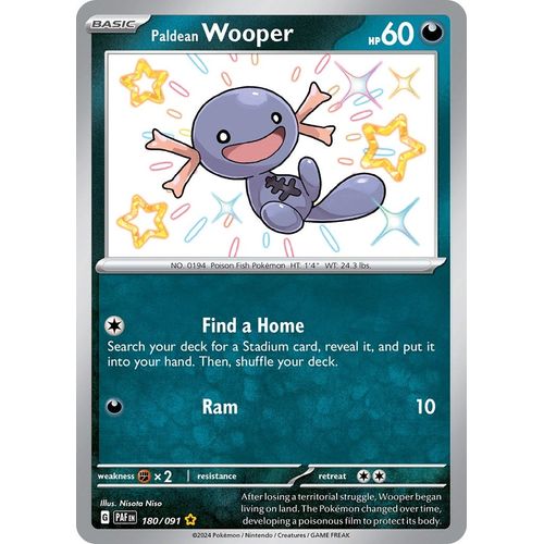 Paldean Wooper (180/091) [SV: Paldean Fates] - PokéBox Australia