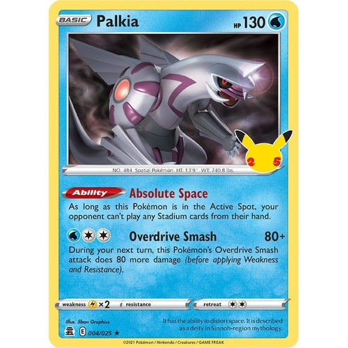 Palkia (004/025) (Celebrations) - PokéBox Australia