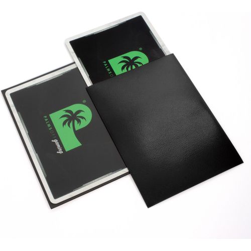 Palms Off Gaming - Black - Standard Blackout Deck Sleeves - PokéBox Australia