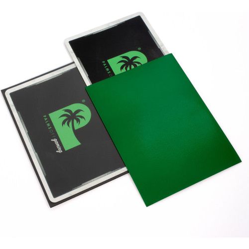 Palms Off Gaming - Green - Standard Blackout Deck Sleeves - PokéBox Australia