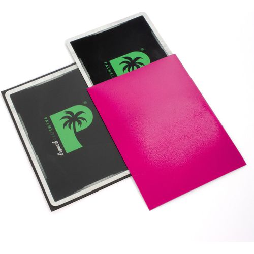 Palms Off Gaming - Pink - Standard Blackout Deck Sleeves - PokéBox Australia