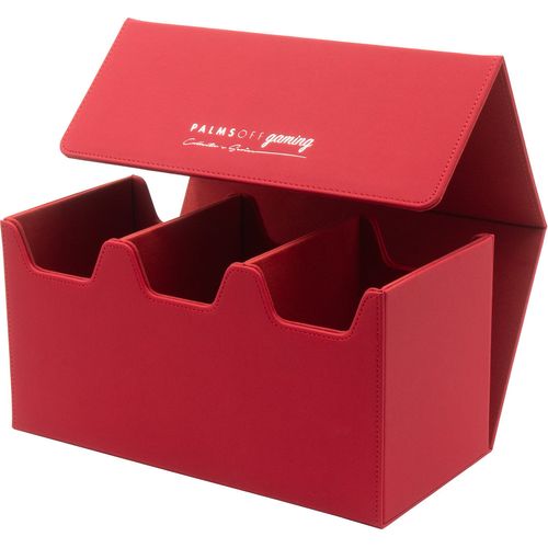 Palms Off Gaming - Red - Collector's Series Graded Card Storage Case – Large - PokéBox Australia
